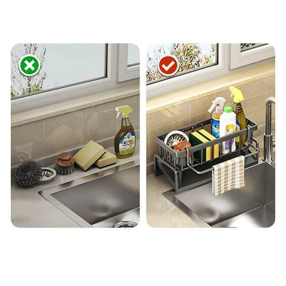 Égouttoir à évier compact et pratique